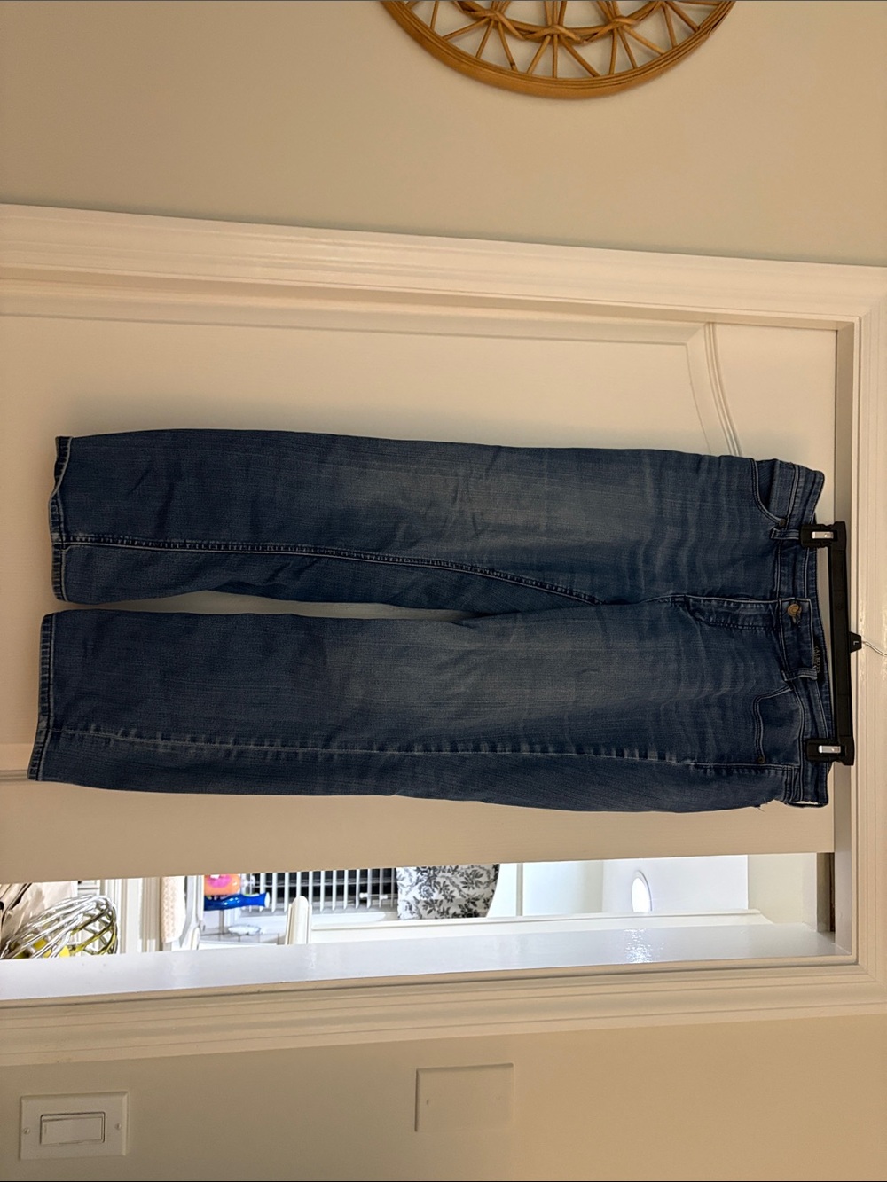 Talbots women’s Straight Jeans in Medium Blue Wash